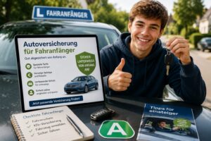 Beste Autoversicherung für Fahranfänger finden